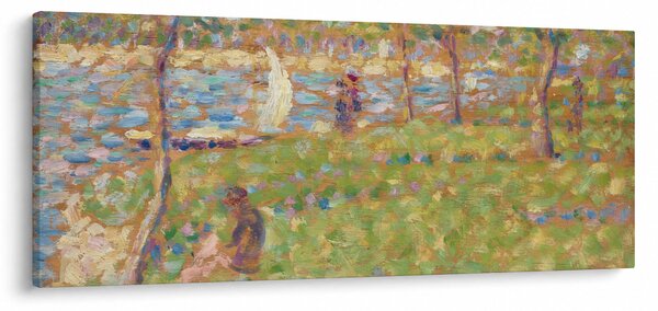Slika - Georges Seurat, Study for "La Grande Jatte", reprodukcije (120x50 cm)