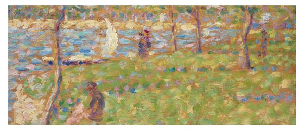 Slika - Georges Seurat, Study for "La Grande Jatte", reprodukcije (120x50 cm)