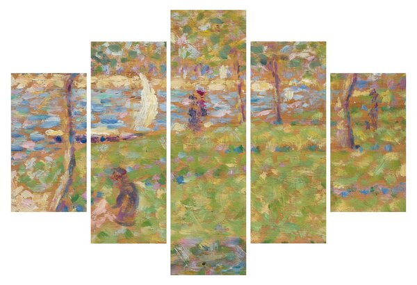 Slika - Georges Seurat, Study for "La Grande Jatte", reprodukcije (150x105 cm)