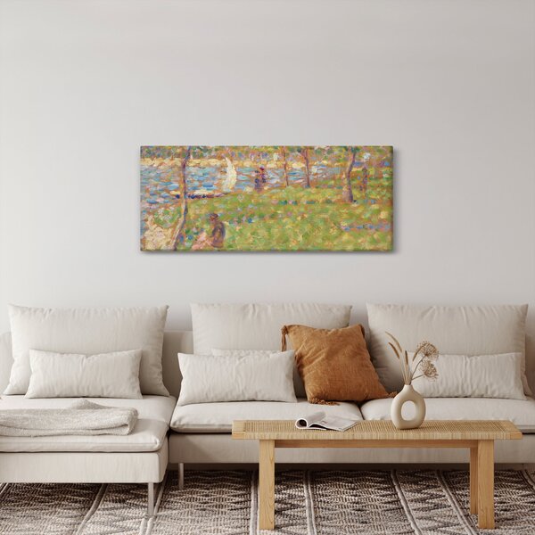 Slika - Georges Seurat, Study for "La Grande Jatte", reprodukcije (120x50 cm)