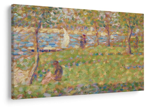 Slika - Georges Seurat, Study for "La Grande Jatte", reprodukcije (90x60 cm)