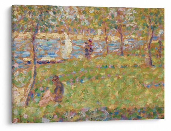 Slika - Georges Seurat, Study for "La Grande Jatte", reprodukcije (70x50 cm)