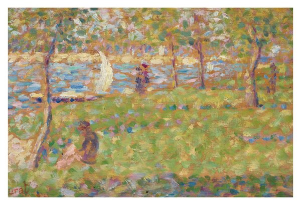 Slika - Georges Seurat, Study for "La Grande Jatte", reprodukcije (90x60 cm)