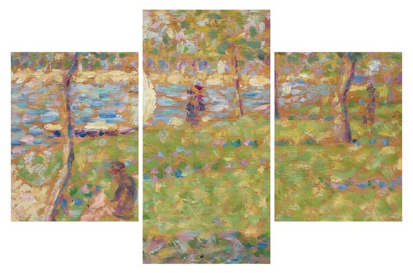 Slika - Georges Seurat, Study for "La Grande Jatte", reprodukcije (90x60 cm)