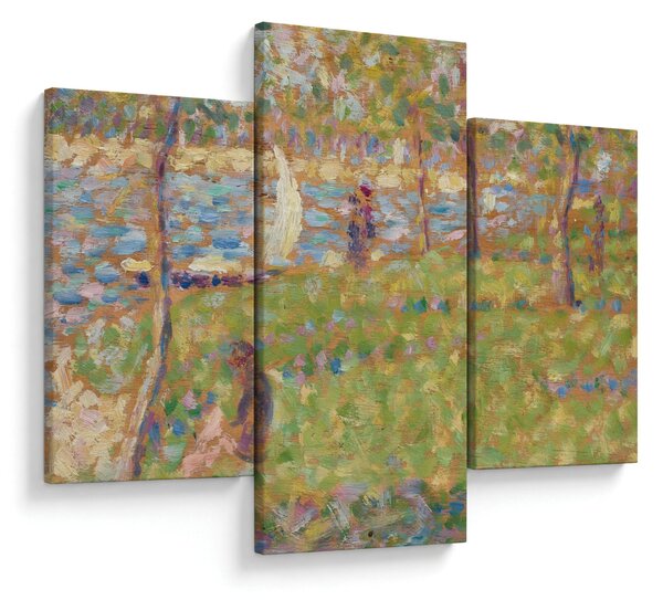 Slika - Georges Seurat, Study for "La Grande Jatte", reprodukcije (90x60 cm)