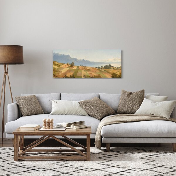 Slika - Alexandre Calame, Swiss Landscape, reprodukcije (120x50 cm)
