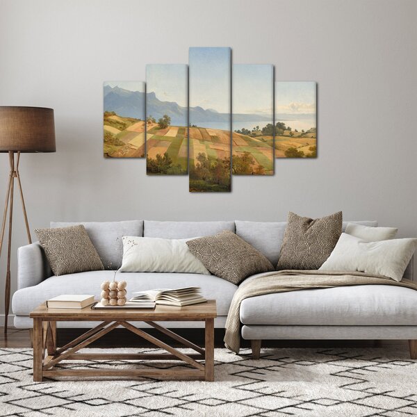 Slika - Alexandre Calame, Swiss Landscape, reprodukcije (150x105 cm)