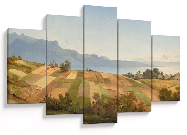 Slika - Alexandre Calame, Swiss Landscape, reprodukcije (150x105 cm)