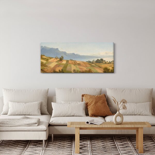 Slika - Alexandre Calame, Swiss Landscape, reprodukcije (120x50 cm)