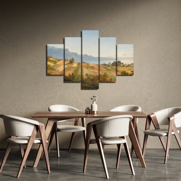 Slika - Alexandre Calame, Swiss Landscape, reprodukcije (150x105 cm)