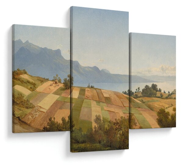 Slika - Alexandre Calame, Swiss Landscape, reprodukcije (90x60 cm)
