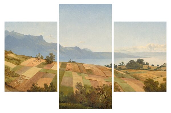Slika - Alexandre Calame, Swiss Landscape, reprodukcije (90x60 cm)