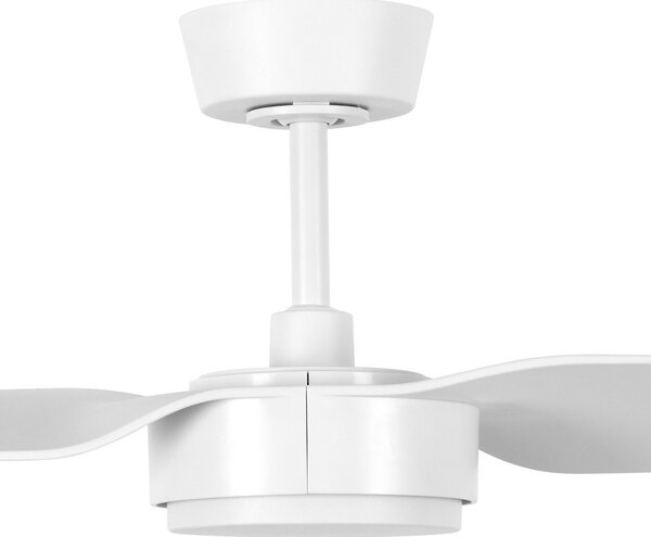 Stropni ventilator Condor, bijeli, DC, tih, 137 cm - Beacon Beacon Lighting, Condor, Bijela, Dnevna soba, Plastika, Moderan