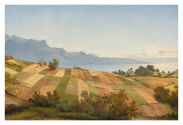 Slika - Alexandre Calame, Swiss Landscape, reprodukcije (90x60 cm)