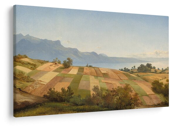 Slika - Alexandre Calame, Swiss Landscape, reprodukcije (90x60 cm)