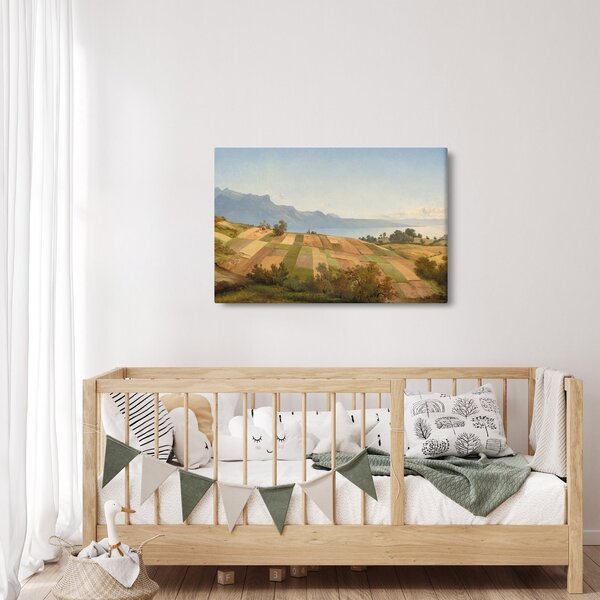 Slika - Alexandre Calame, Swiss Landscape, reprodukcije (90x60 cm)
