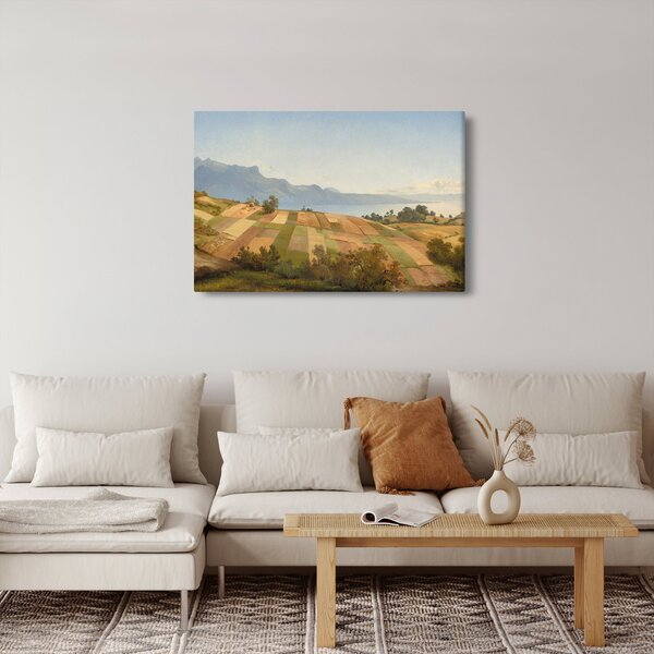 Slika - Alexandre Calame, Swiss Landscape, reprodukcije (90x60 cm)