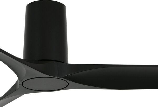 Stropni ventilator Londo, crni, DC motor, 132 cm, tih - Beacon Beacon Lighting, Londo, Crno, Dnevna soba, Plastika, Moderan