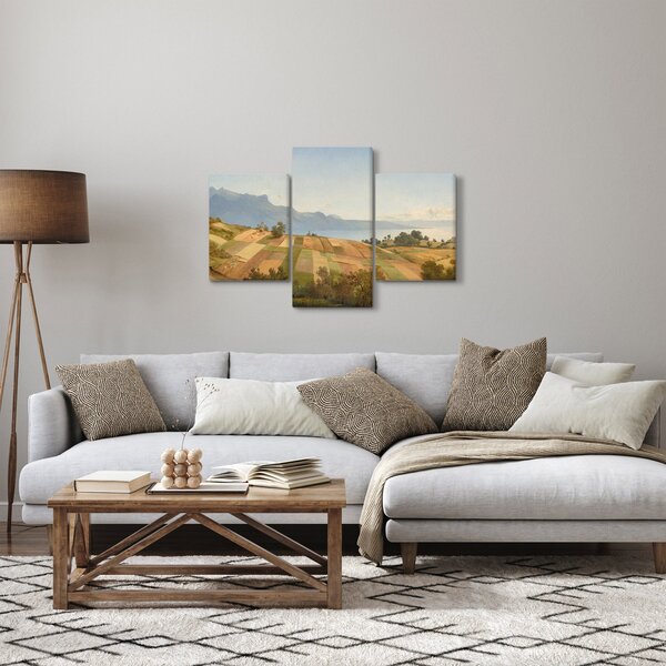 Slika - Alexandre Calame, Swiss Landscape, reprodukcije (90x60 cm)