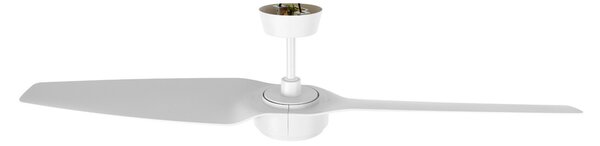 Stropni ventilator Condor, bijeli, DC, tih, 137 cm - Beacon Beacon Lighting, Condor, Bijela, Dnevna soba, Plastika, Moderan