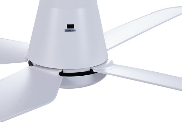 Stropni ventilator s LED rasvjetom Aria CTC, bijeli, 122 cm, tih - Beacon Beacon Lighting, Aria CTC, prigušiv, Bijela, Dnevna soba, Plastika, Moderan