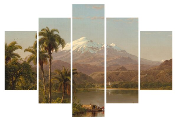 Slika - Frederic Edwin Church, Tamaca Palms, reprodukcije (150x105 cm)