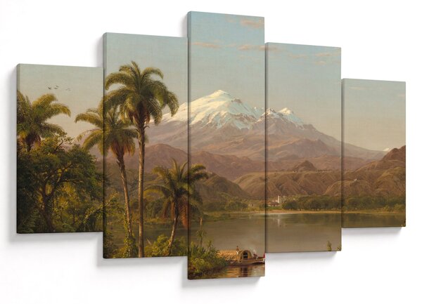 Slika - Frederic Edwin Church, Tamaca Palms, reprodukcije (150x105 cm)