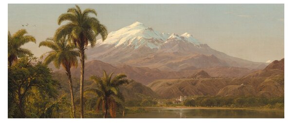 Slika - Frederic Edwin Church, Tamaca Palms, reprodukcije (120x50 cm)