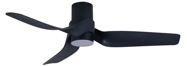 Stropni ventilator Nautica s rasvjetom, crni, tih - Beacon Beacon Lighting, Nautica, prigušiv, Crno, Dnevna soba, Plastika, Moderan