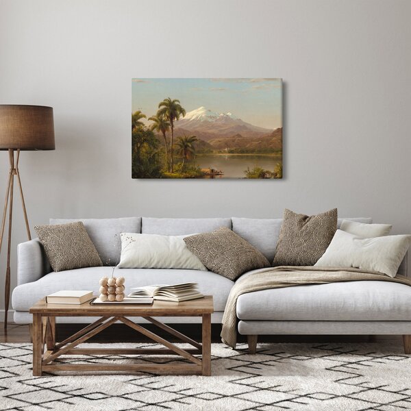 Slika - Frederic Edwin Church, Tamaca Palms, reprodukcije (90x60 cm)