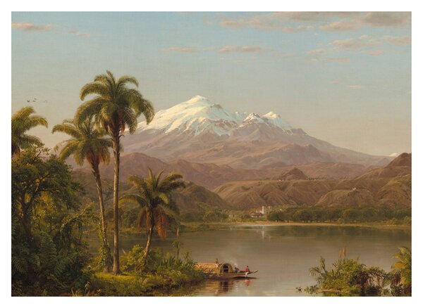 Slika - Frederic Edwin Church, Tamaca Palms, reprodukcije (70x50 cm)