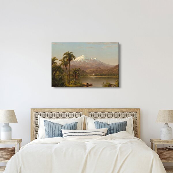 Slika - Frederic Edwin Church, Tamaca Palms, reprodukcije (90x60 cm)