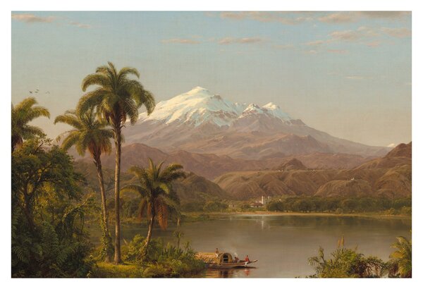 Slika - Frederic Edwin Church, Tamaca Palms, reprodukcije (90x60 cm)