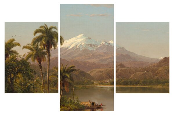 Slika - Frederic Edwin Church, Tamaca Palms, reprodukcije (90x60 cm)