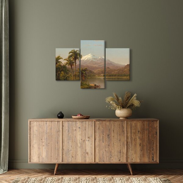 Slika - Frederic Edwin Church, Tamaca Palms, reprodukcije (90x60 cm)