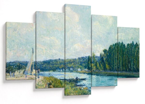 Slika - Alfred Sisley, The Banks of the Oise, reprodukcije (150x105 cm)