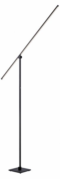 Podne Lampa PURE, PURE Grafo, prigušiv, Crno, Dnevna soba, Metal, Moderan