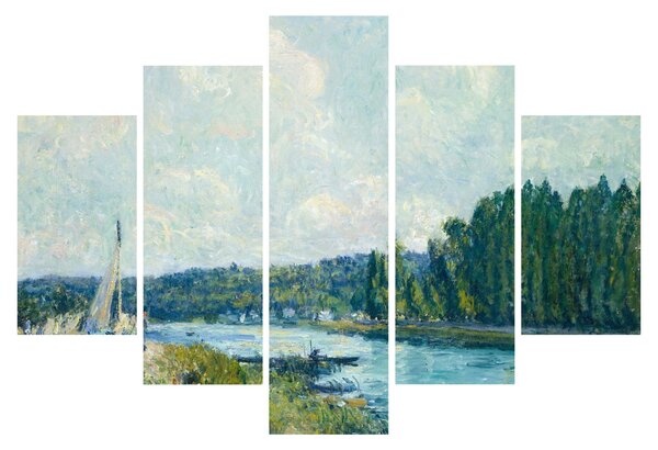 Slika - Alfred Sisley, The Banks of the Oise, reprodukcije (150x105 cm)