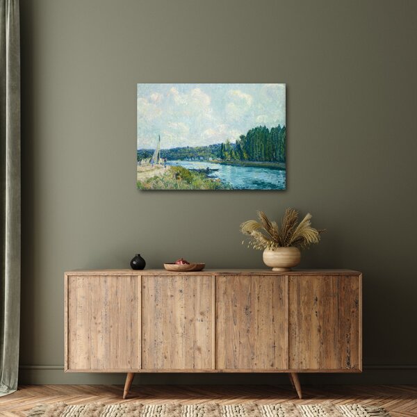 Slika - Alfred Sisley, The Banks of the Oise, reprodukcije (70x50 cm)