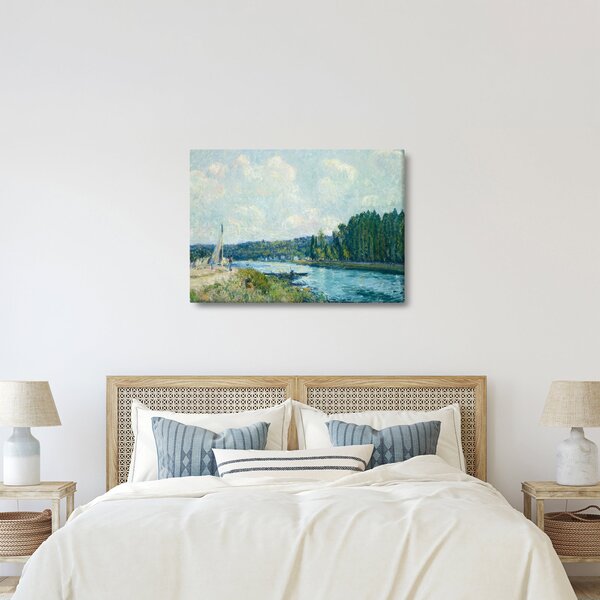 Slika - Alfred Sisley, The Banks of the Oise, reprodukcije (70x50 cm)