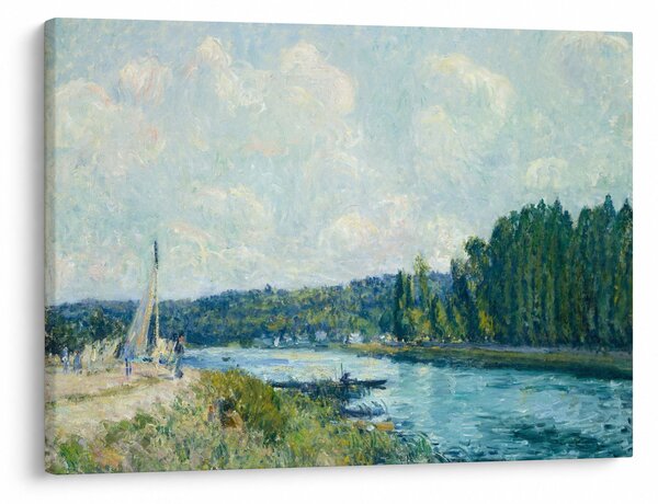 Slika - Alfred Sisley, The Banks of the Oise, reprodukcije (70x50 cm)
