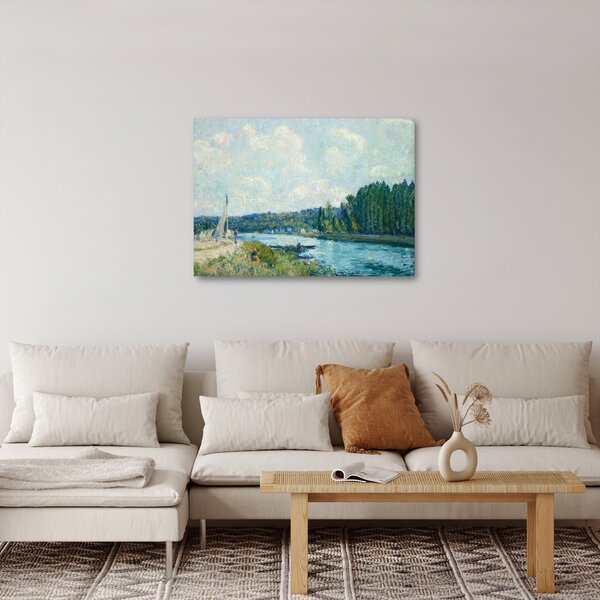 Slika - Alfred Sisley, The Banks of the Oise, reprodukcije (70x50 cm)
