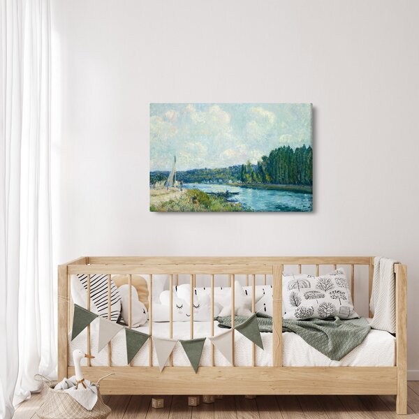 Slika - Alfred Sisley, The Banks of the Oise, reprodukcije (90x60 cm)