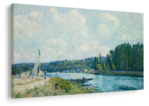 Slika - Alfred Sisley, The Banks of the Oise, reprodukcije (90x60 cm)