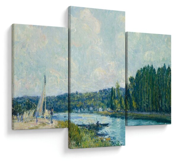 Slika - Alfred Sisley, The Banks of the Oise, reprodukcije (90x60 cm)