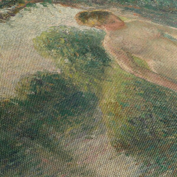 Slika - Camille Pissarro, The Bather, reprodukcije (sa satom) (90x30 cm)