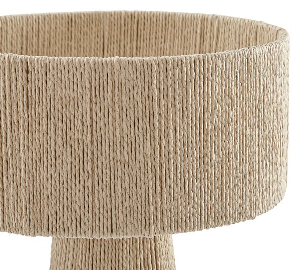 Stolne Lampa Lindby, Anuva, Bež, Dnevna soba, Papirnati karton, Seoska kuća / rustikalni