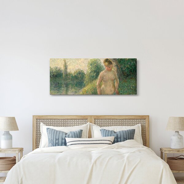 Slika - Camille Pissarro, The Bather, reprodukcije (120x50 cm)