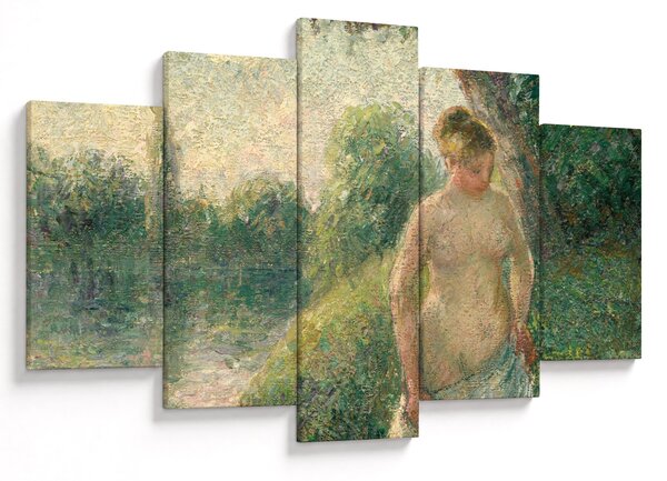 Slika - Camille Pissarro, The Bather, reprodukcije (150x105 cm)