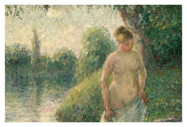 Slika - Camille Pissarro, The Bather, reprodukcije (90x60 cm)